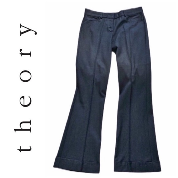 Theory Pants - Theory Charcoal Wool Dress Slacks Size 4